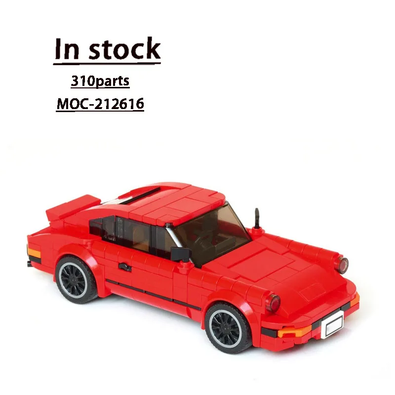 

MOC-212616Red New90sIconic Sports Car Racing Building Blocks Model310PartsMOC Креативные строительные блоки на день рождения для мальчиков и детей