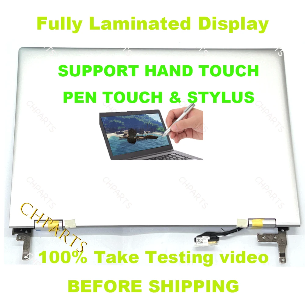 14“ For Dell Inspiron 5400 5406 7405 2-in-1 P126G P126G002 LCD Display Panel Touch Screen Replacement Complete Assembly
