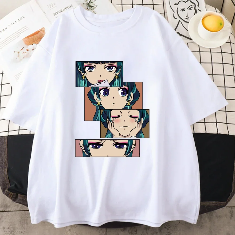 

Diaries Graphic Women's T-Shirt Tops New Women's Anime Harajuku Shirt Cute Anime The Apothecary Aesthetic Clothes