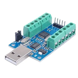 Taidacent 10-Channel 12-Bit AD Data Acquisition Board STM32 UART Communication USB to Serial Chip CH340 USB ADC Module