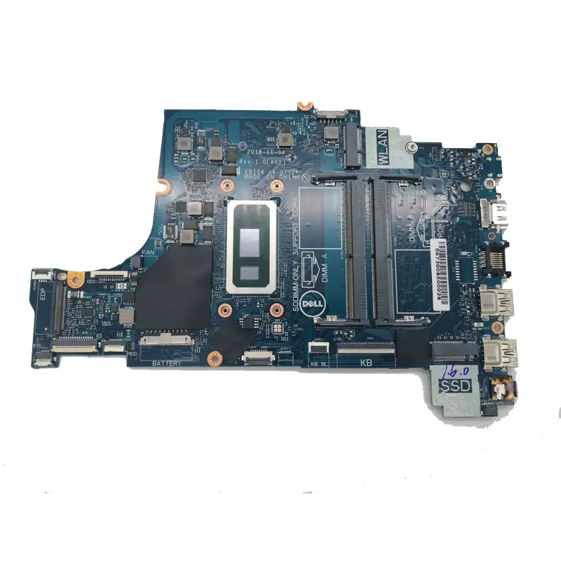 

LA-G714P/LA-G712P Mainboard For Dell Vostro 3583 Inspiron 3480 3580 3780 Laptop . Motherboard.With 4205U 5405U CPU