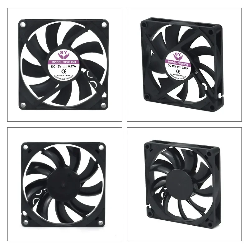 DC8015 Axial Fan for Robot Wine Cabinet Empty Equipment Adjusting Photographic Equipment Radiator DC Cooling Fan - view 4