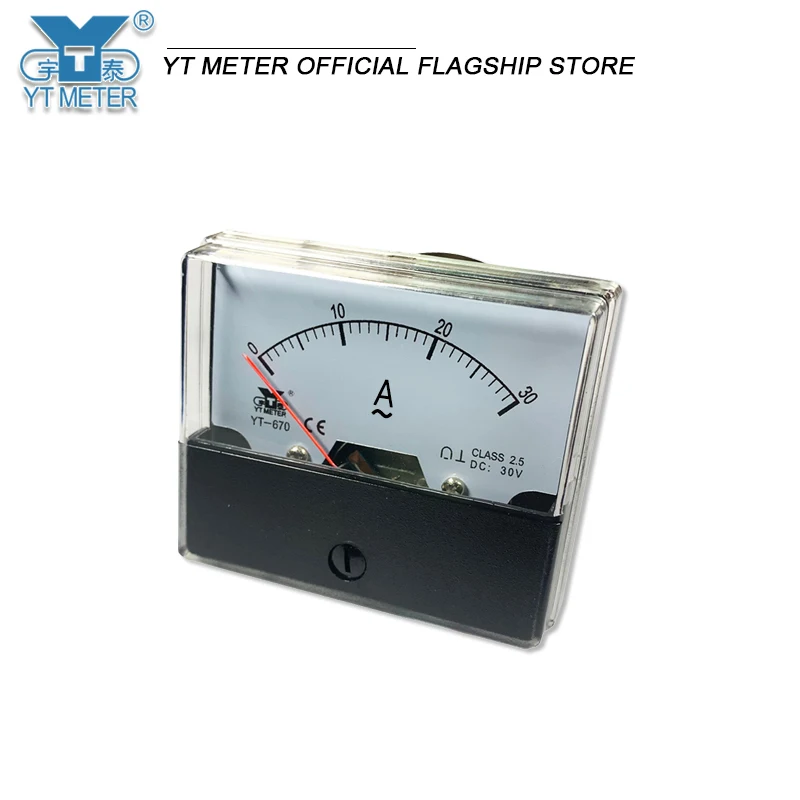 YT670 AC ampèremeter Voltmeter AC10A 15A 20A 30A 50/5A 300V 500V DH670