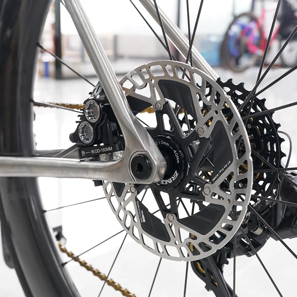 ZRACE RT-RX Plus ICE-TECH 160 mm Center Lock-Scheibenrotor, ultraleicht, starke Wärmeableitung, schwimmender Rotor, Straßenscheibenbremse – Detail 5