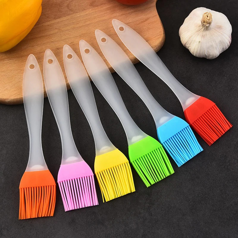 1/3/6/12PCS Silicone Oil Brush Random Assorted Color DIY Cake Bread Butter Baking Oil Brush Cooking Tool Kitchen Accessories ZYF