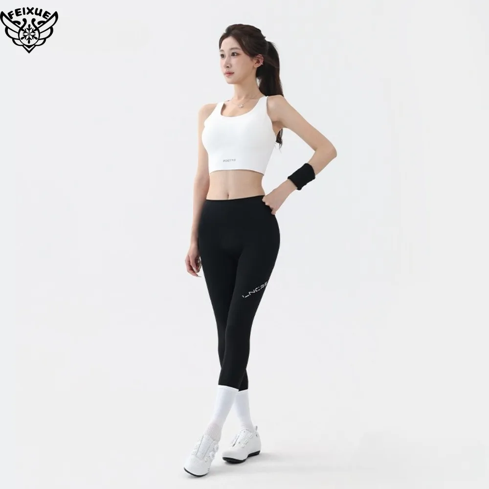 

Women's Style Cycling Bib Pants Gel Pad Cycling Long Bib Pants Cycling Pants Tight Trousers Bicycle Trousers MTB Pocket