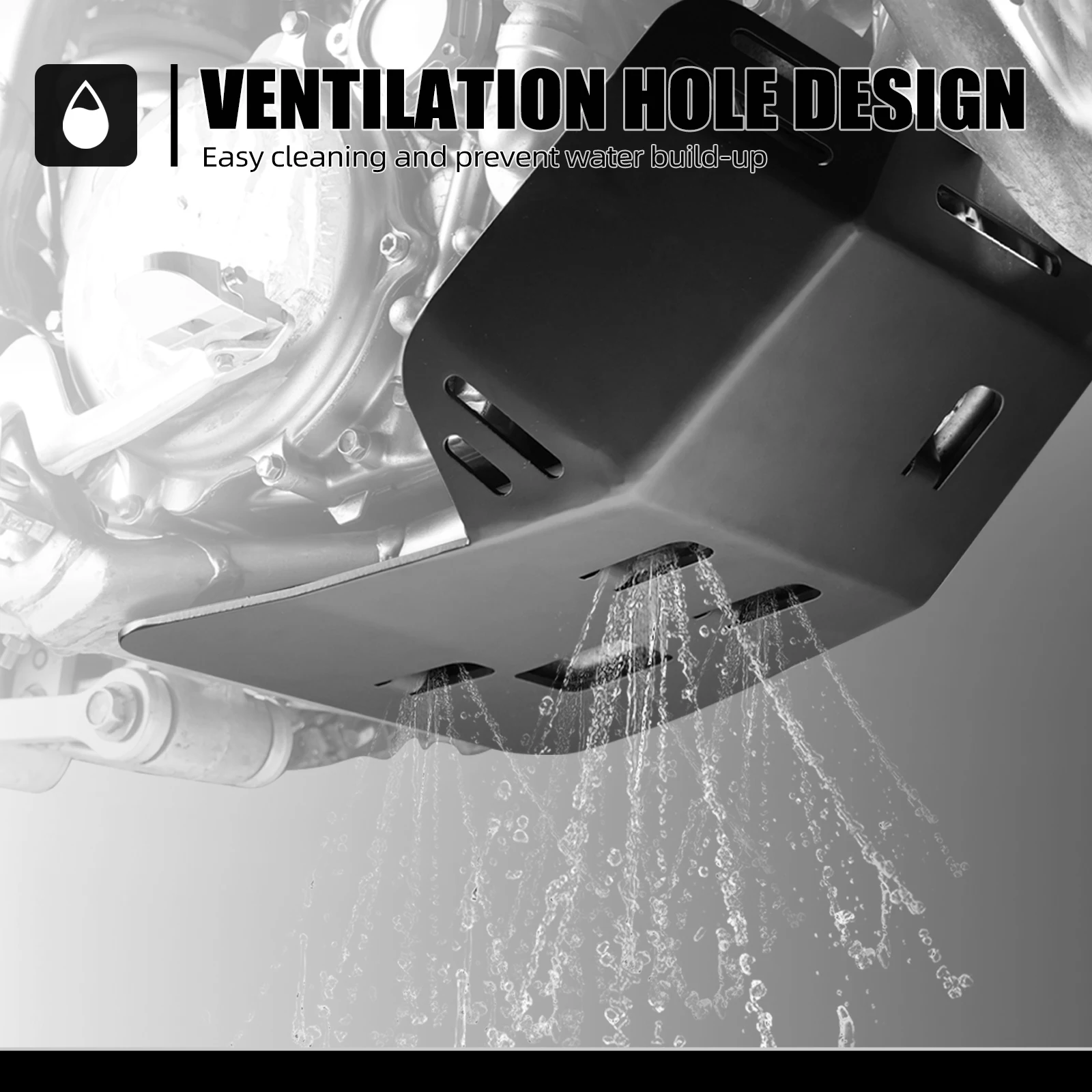 NICECNC For Suzuki 2000-2024 2023 DRZ400SM DRZ400S DRZ400E DRZ 400 DR-Z 400 SM E S Motorcycle Skid Plate Engine Chassis Guard