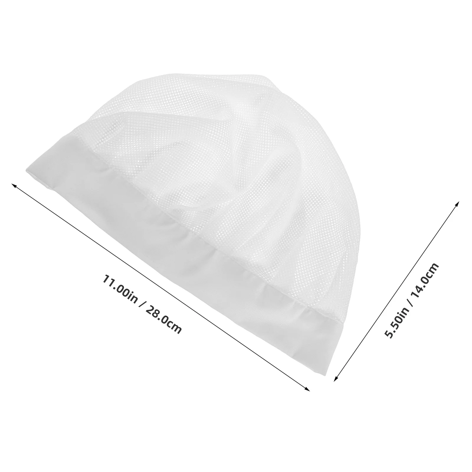 2pcs Kitchen Chef Cap Mesh Breathable Work Hat For Food Service Restaurants Cooking Washable Reusable Unisex Elastic Polyester