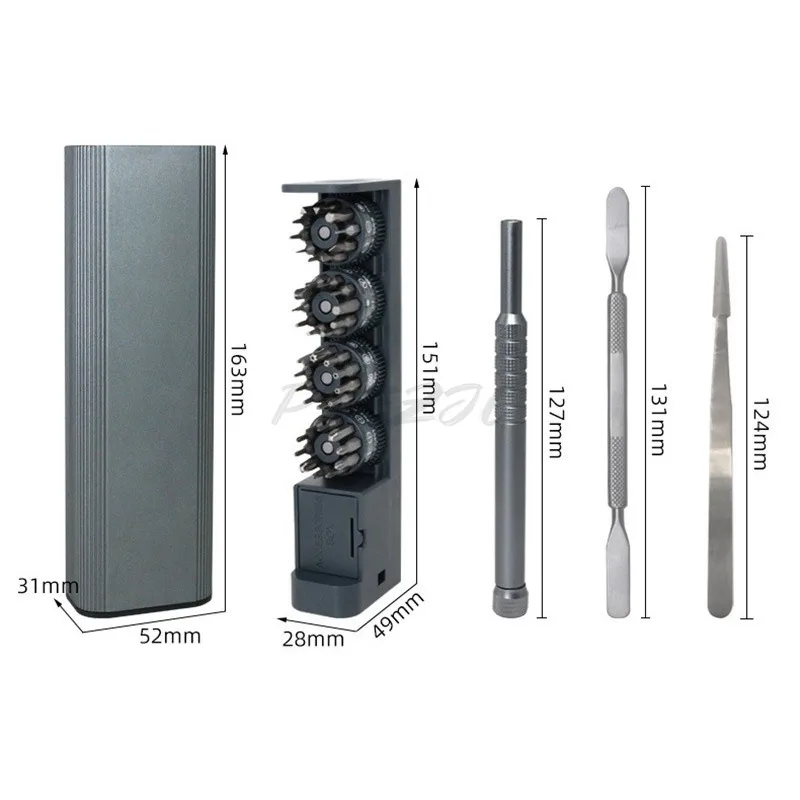 44 in 1 Precision Screwdriver Set for Mobile Phones Computers Clocks Disassembly Tools Maintenance Multifunctional and Portable