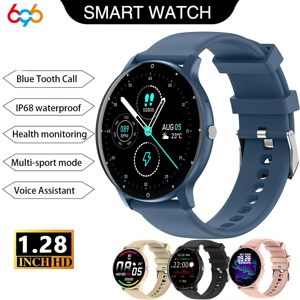 Blue Tooth Call Smartwatch Men Women Smart Watch Wholesale Sports Fashion Fitness Sleep Blood Pressure Heartrate Health Monitor