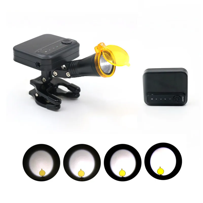 5W Dental Wireless Loupe Headlamp 4-Gear Adjustment for Dental Surgical Operation Headlight