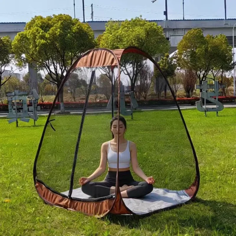 Quick Setup No Assembly Meditation Mosquito Net Breathable Anti Mosquito Mesh Indoor Outdoor Zen Sitting