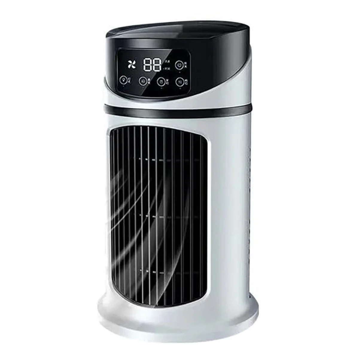 AB06 Multifunctional Desktop Fan Mini Evaporative Cooler Portable Adjustable Fan Cool Mist Humidifier