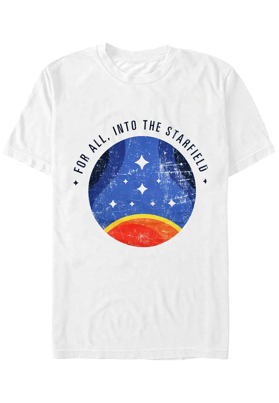 Starfield - For All Into The Starfield White - T-Shirt