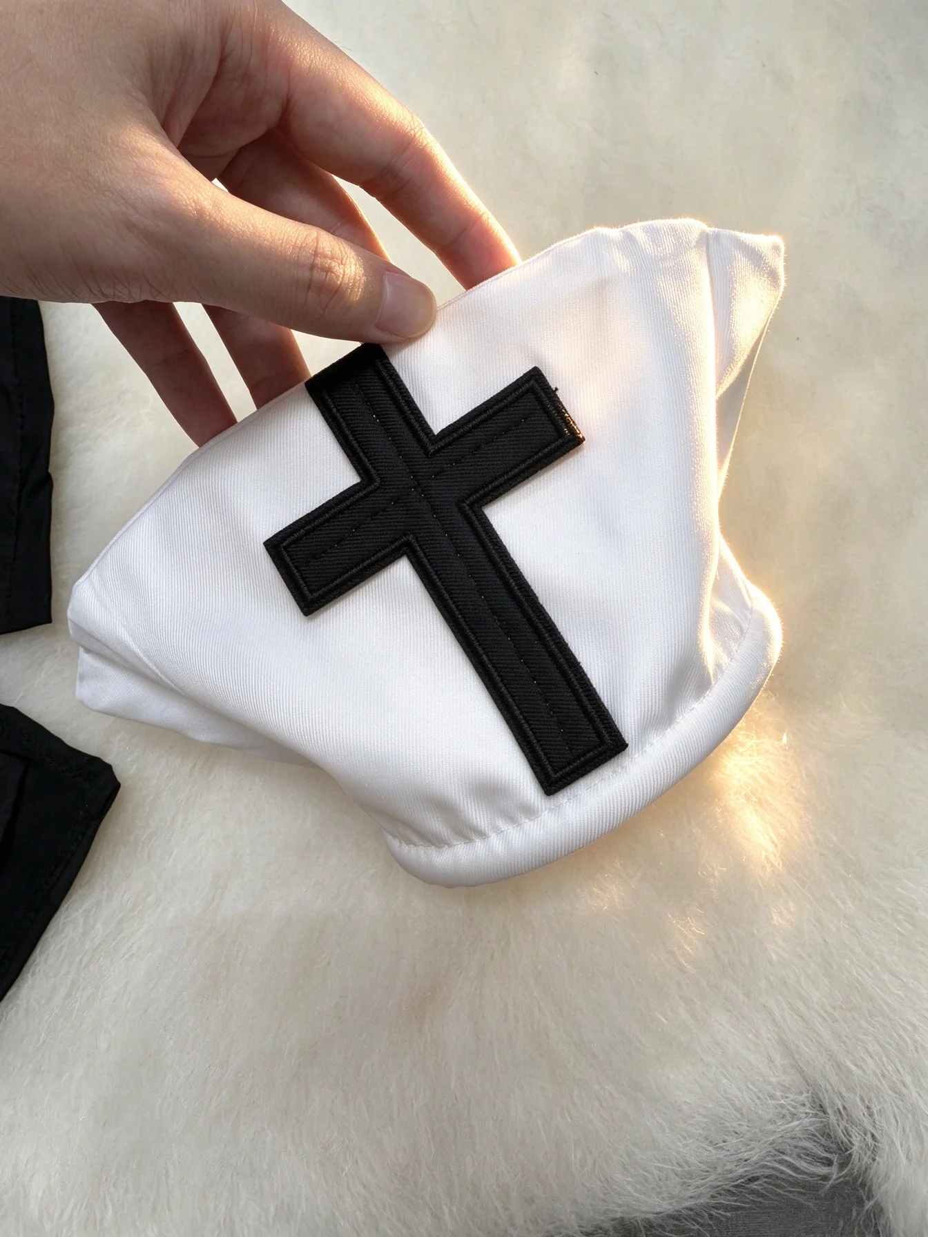 Women Hotsweet Sexy Nun Cosplay Lingerie Dress Set Strapless Mini Dress With Hat Arm Sleeves Party Maid Outfit Women Dress Suit