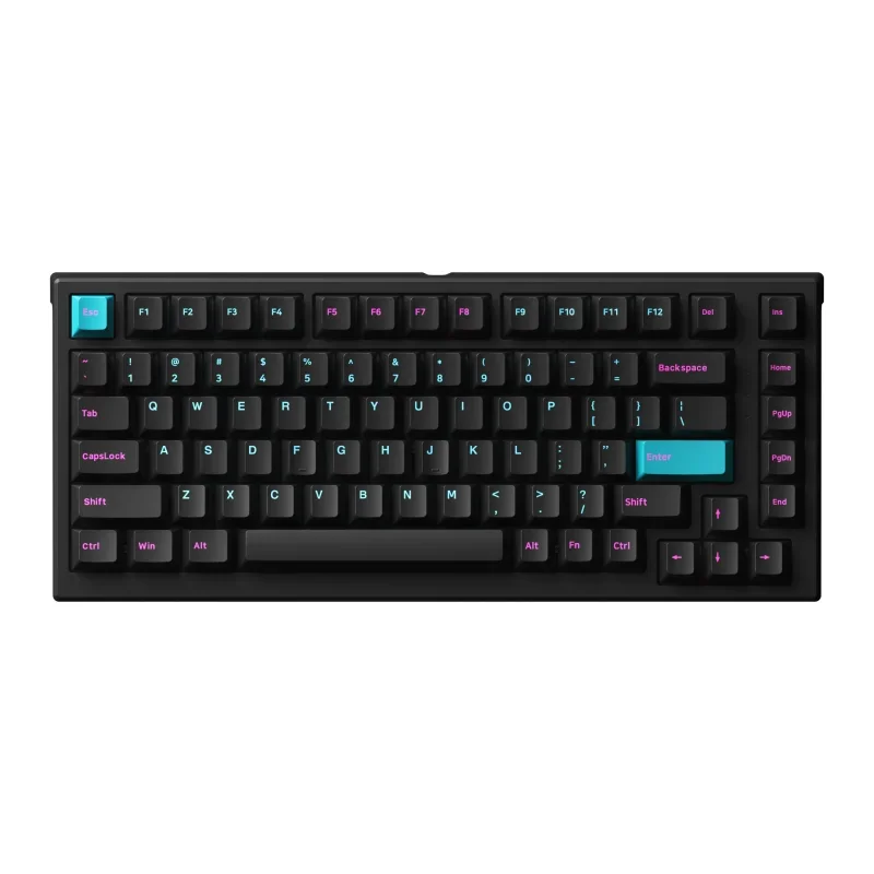 

Akko MonsGeek MG75W Midnight Mechanical Keyboard 75% 83-key Hot-Swappable Dual-mode USB Type-C/2.4Ghz Wireless Gaming Keyboard