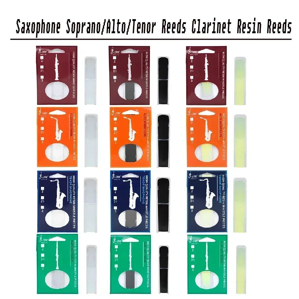 

﻿ SLADE 1 шт./комплект сопрано/альт/тенор тростники кларнет каучуковые тростники индивидуальная упаковка деревянные инструменты детали и аксессуары