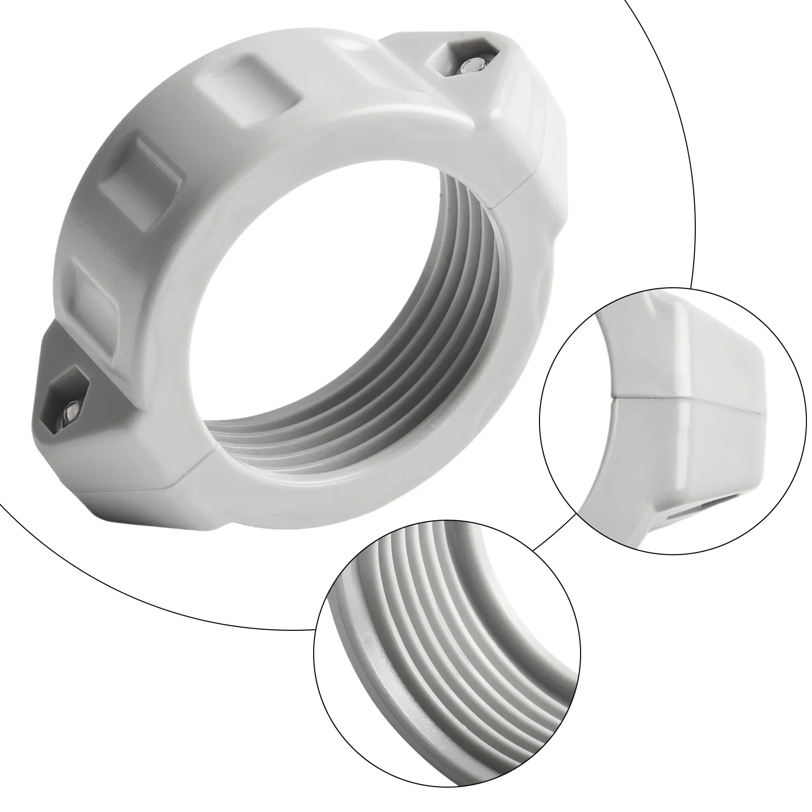 For Inflatable Swimming Coupling Nut Screw Easy To Install Leak-proof Connection Practical Design Rubber Washer