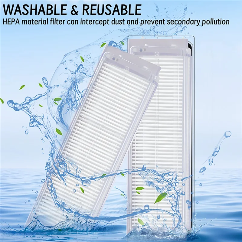 ABKO-Per Xiaomi Mijia STYTJ02YM MVVC01-JG Spazzola laterale principale realizzata con materiali di alta qualità