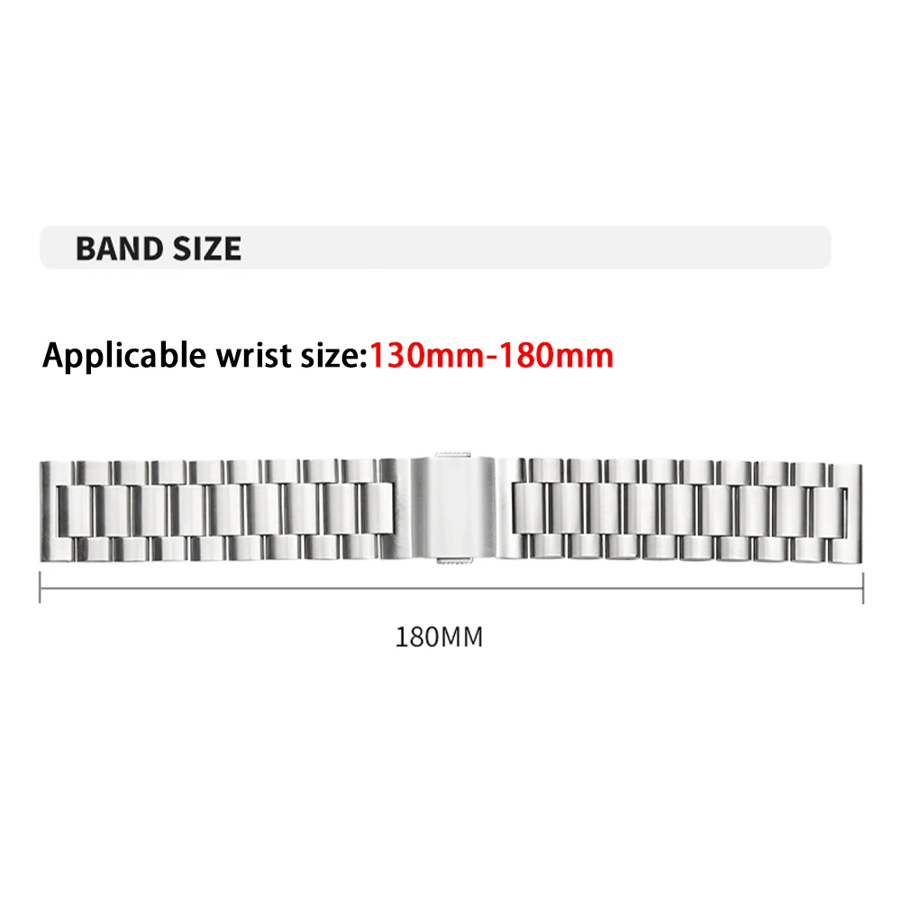 Luxury Titanium Metal 22mm Strap for Huawei GT5 Pro 46mm GT5/4 Watch 4/3 Pro Business Man Bracelet for Amazfit Balance GTR 4/3/2