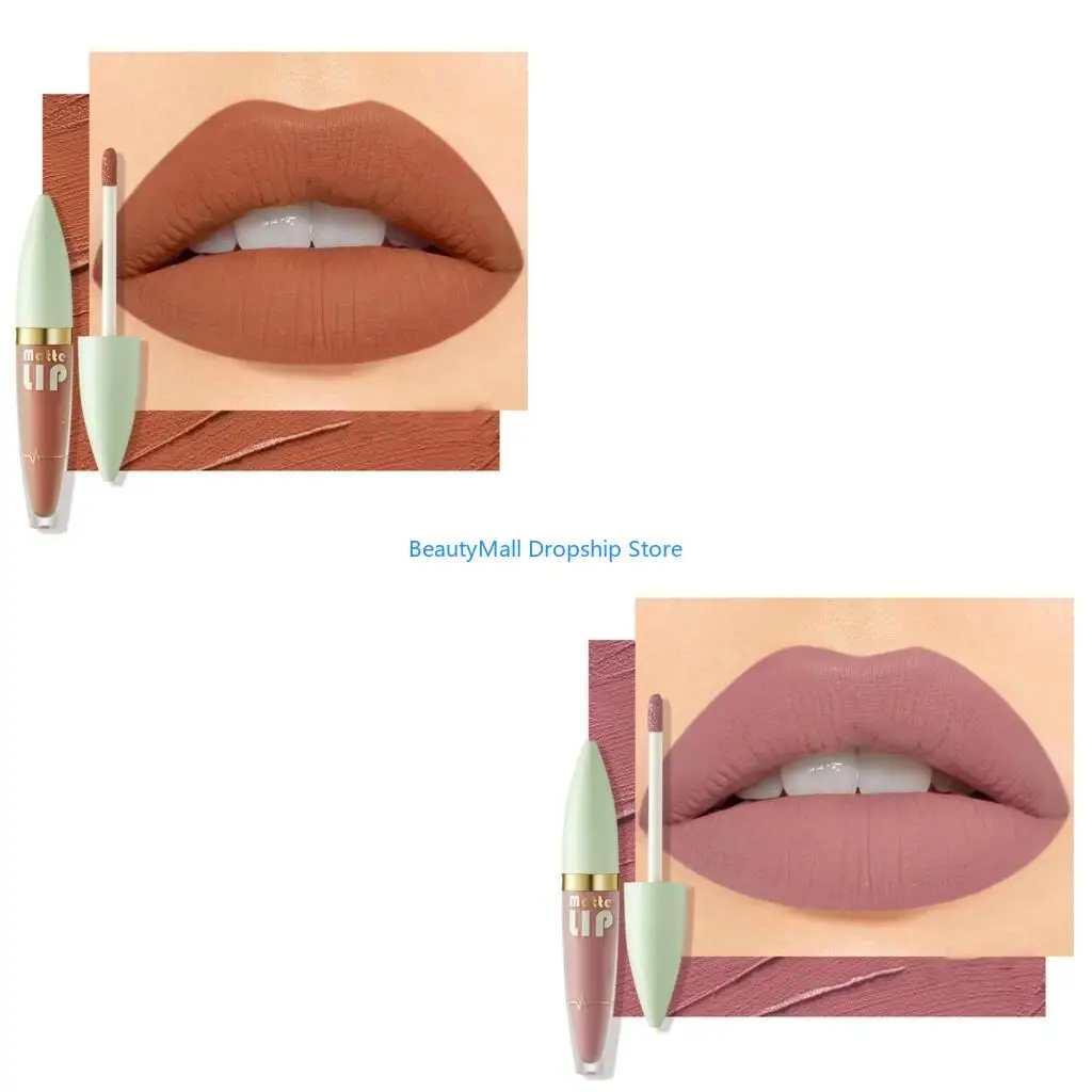 40JD Liquid Lipstick für Frauen glatte Anwendung Lippenstifte hoch pigmentiert mit Wischschutz und wasserdichtem Effekt