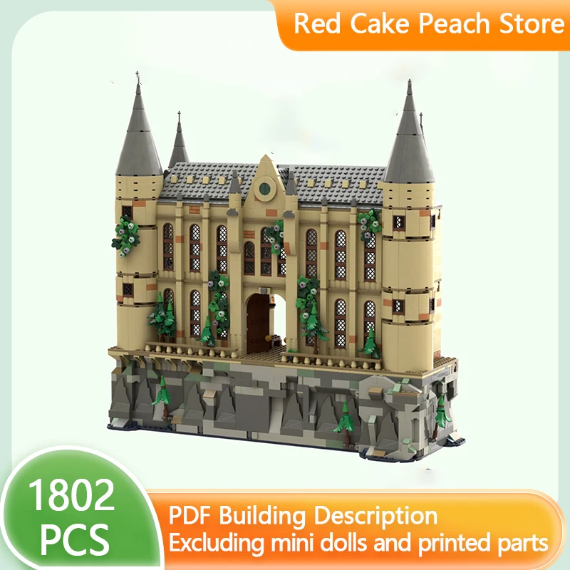 

Magical Movie Model MOC Building Bricks Entrance Of Castle Viaduct Modular Technology Gifts Holiday Assemble Children Toys Suit