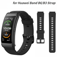 16mm Watch Band For Huawei TalkBand B6/B3 Original smart bracelet silicone wristband for Huawei Band B6 strap accessories correa