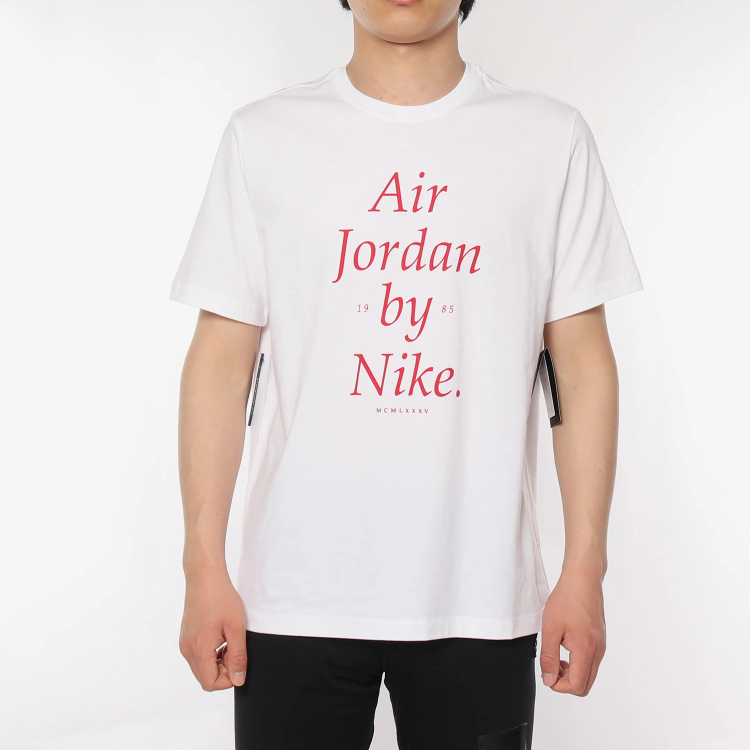 

Мужская повседневная футболка Nike Authentic AIR JORDAN для баскетбола и тренировок с коротким рукавом AQ3761-100