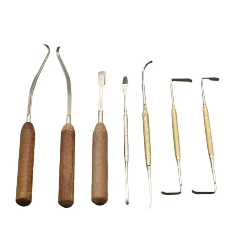 KyrenMed Nasal Costal Cartilage Stripping Instrument Kit 7PCS Rib Cartilage Dissection Instrument Kit