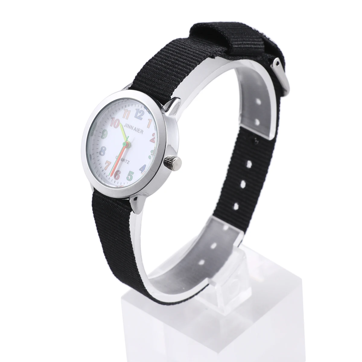 

Детские часы с героями мультфильмов, регулируемый ремешок, черный нейлоновый ремешок, украшение на запястье для детей, подарок на день рождения, Рождественский подарок