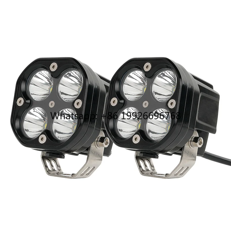 

40W Heavy Duty Led Work Light Square 4 Inch Aluminum Led Work Lamp for Excavator Tractor