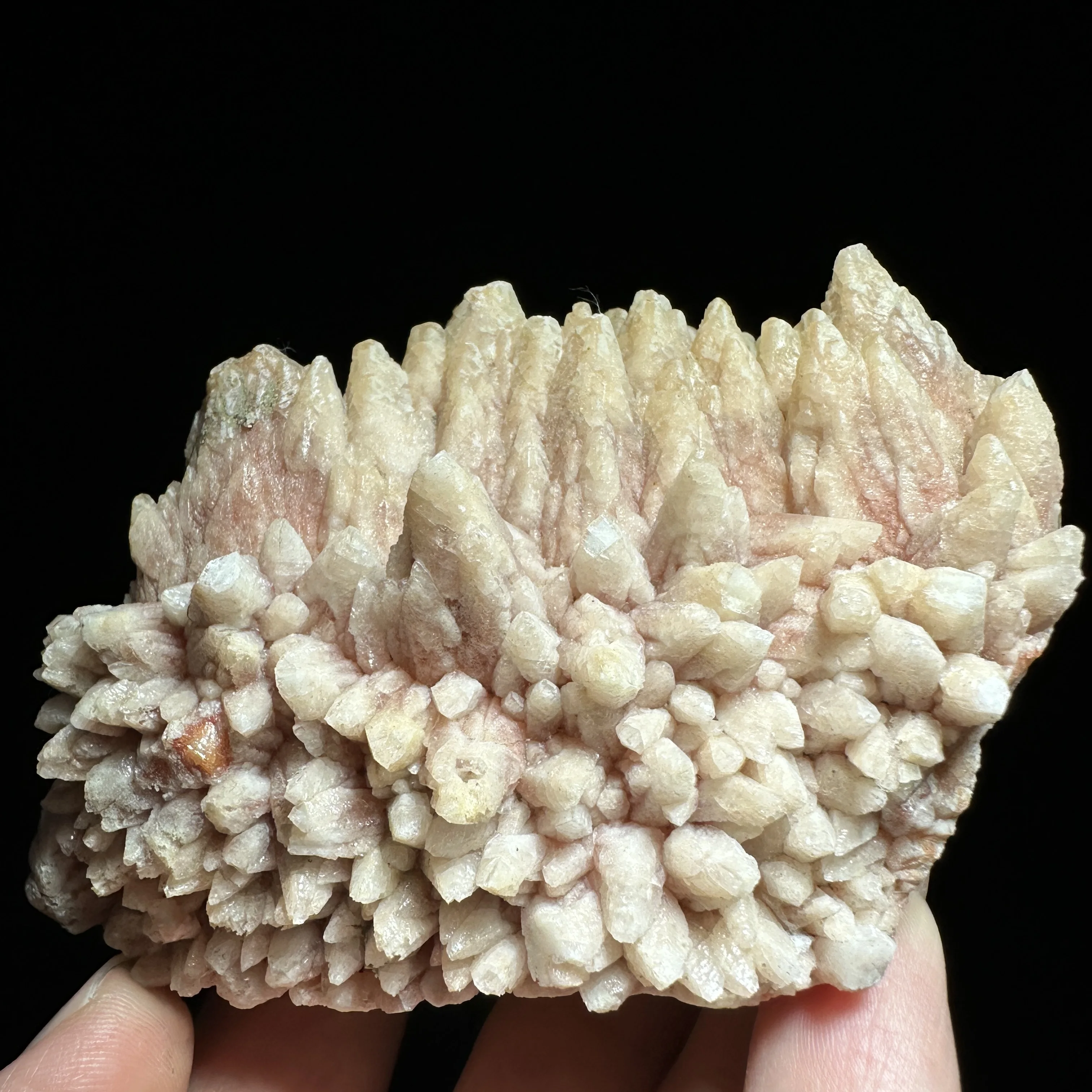 Natural Scolecite with Calcite Cluster Clear Needle Zeolite Crystal Mineral Specimen Healing Stone Home Decor