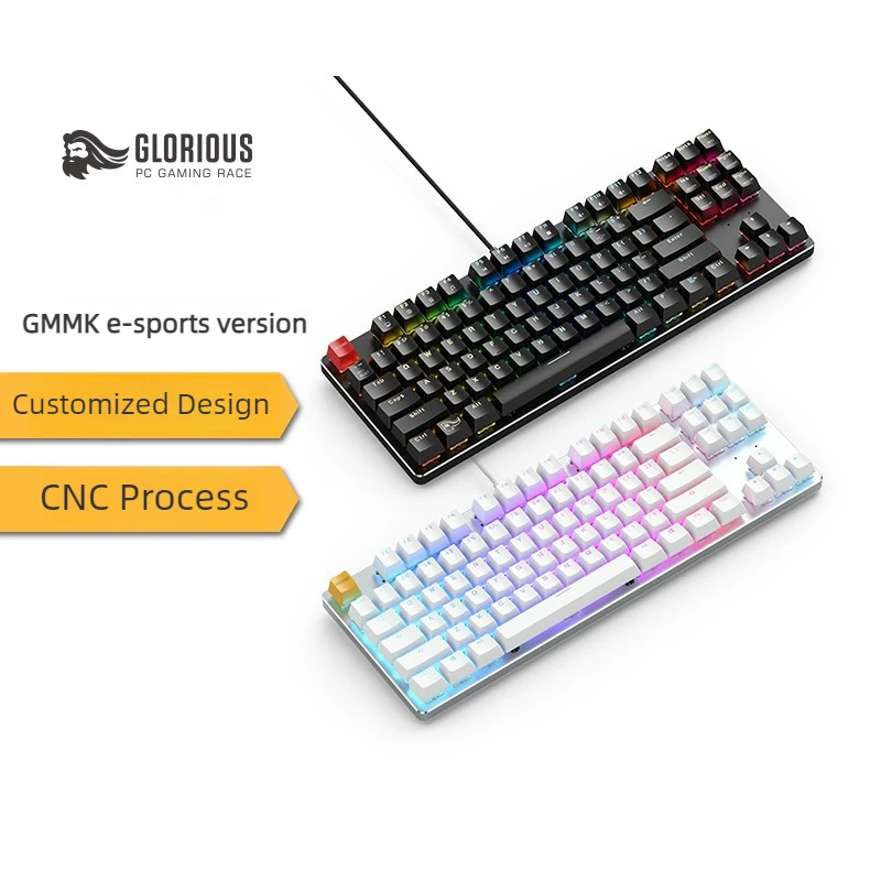 GLORIOUS GMMK Gaming Mechanical Keyboard  Hotswap Full Size / E-sports edition Gaming Wired   RGB Lighting  PC Keyboard