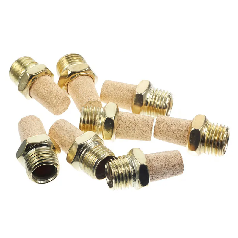 Brass Pneumatic Air Filter Muffler BSL BSLM Quick Release Coupler for Air Compressor Pump 1/4