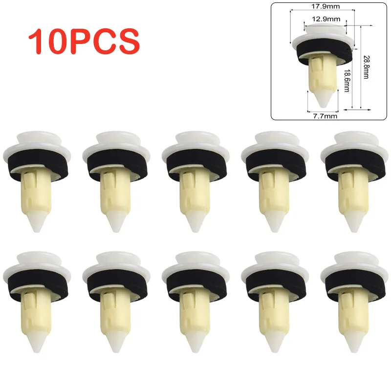 10Pcs Auto Fastener Clips 1639881678 For Mercedes W163 ML350  ML500 ML55 Retaining Door Panel Clips Bumper Clips Screw Rivet