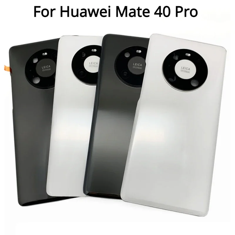 For Huawei Mate 40 Pro /  Mate 40  Back Glass Battery Cover Rear Door Housing Case Back Cover Replacement Parts