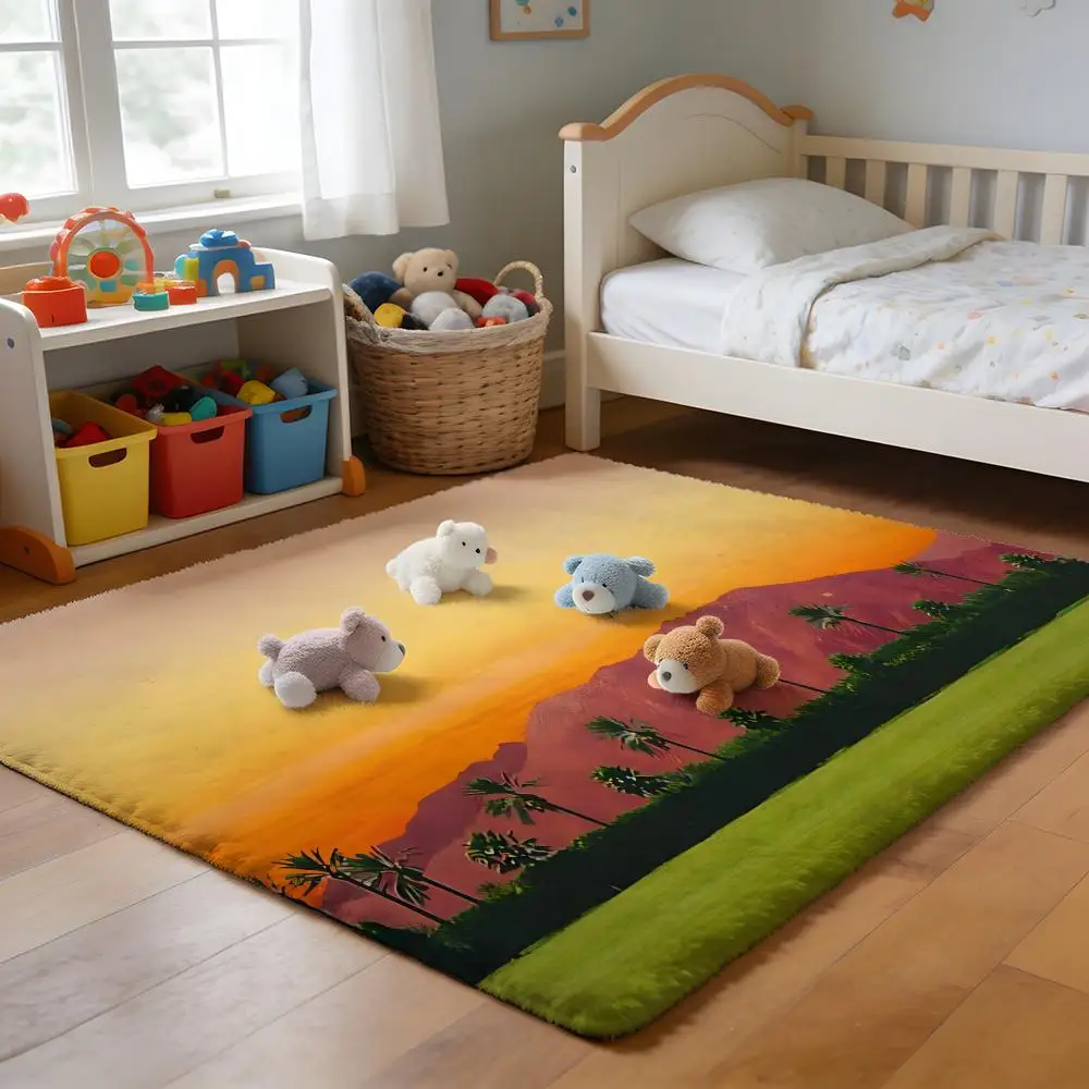 

Floor Mat Soft Flannel Rug Non-Slip Absorbent Mat for Bathroom Bedroom Home Decor Action TV C-Cobra K-Kai Movie