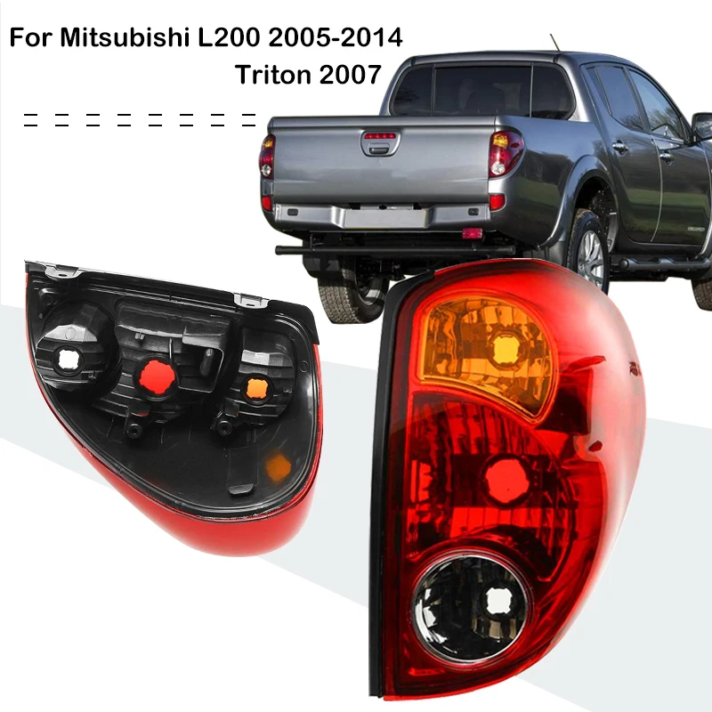 

For Mitsubishi L200 Triton Colt 2005-2014 With Wire Turn Signal Light Brake Fog Lamp Car Accessories Car LED Red Rear Tail Light