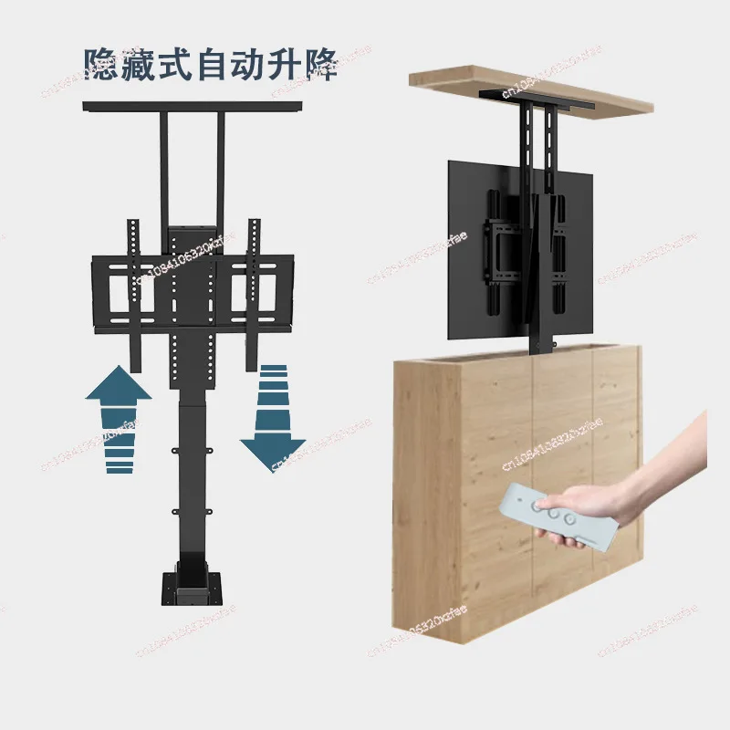 Electric lift bracket with roof bracket Display lift table suitable for 32 to 70