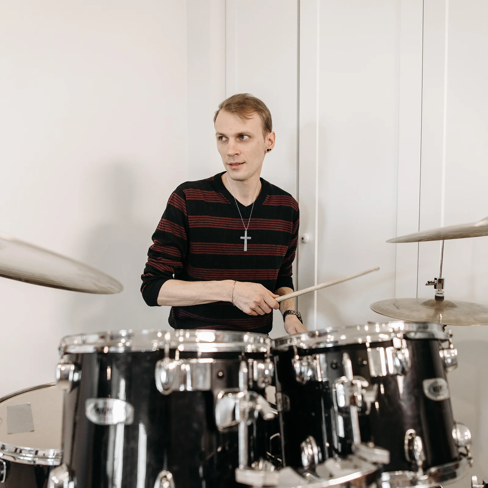 

1pc Steel Wrench For Percussion Instrument Adjustment Tool Jazz Drum Square Key Drum Set Tuning Regulator Part