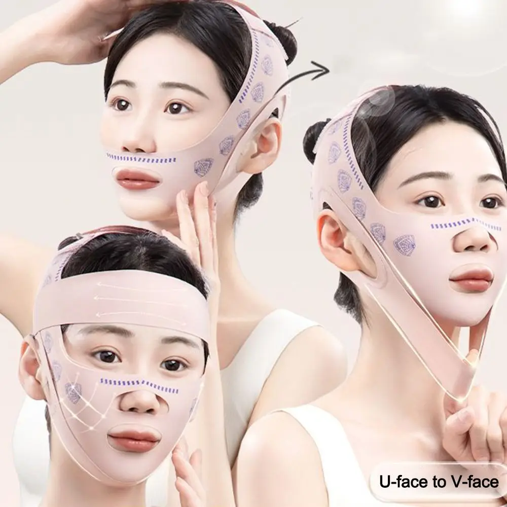 ปรับ Face Sculpting Sleep Mask สายรัดกระชับสัดส่วน V Line Shaping Mask Skin Care ยกกระชับหน้ากาก