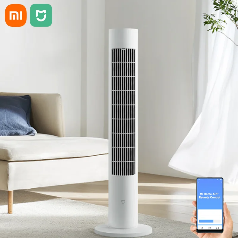 

XIAOMI MIJIA Smart DC Inverter Tower Fan 2 Portable Fan Appointment Timing Low Noise APP Control 150° Oscillation Range