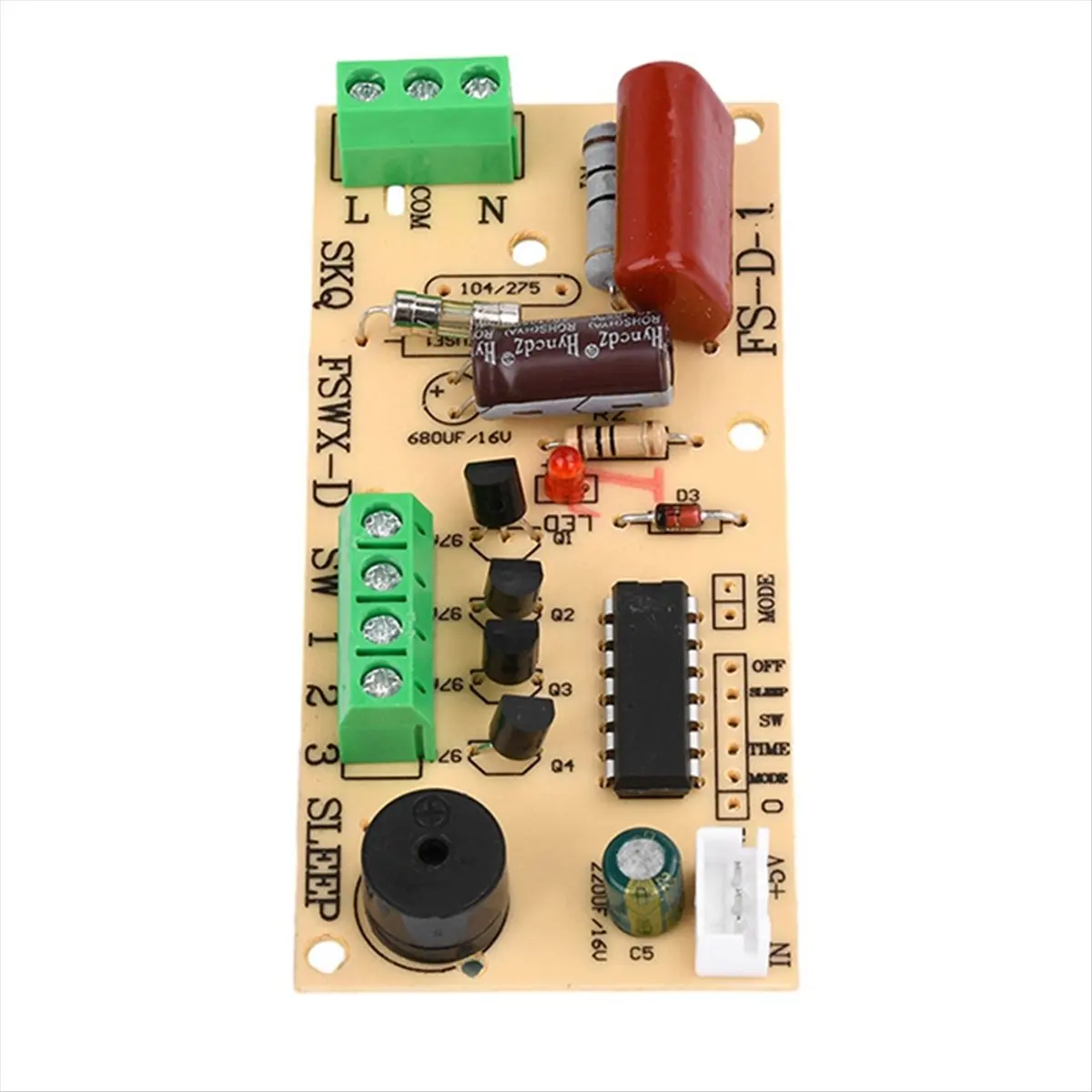 A59E Electric Fan Universal Repair Board Universal Modified Circuit Board Control Board Repair Board with Remote Control