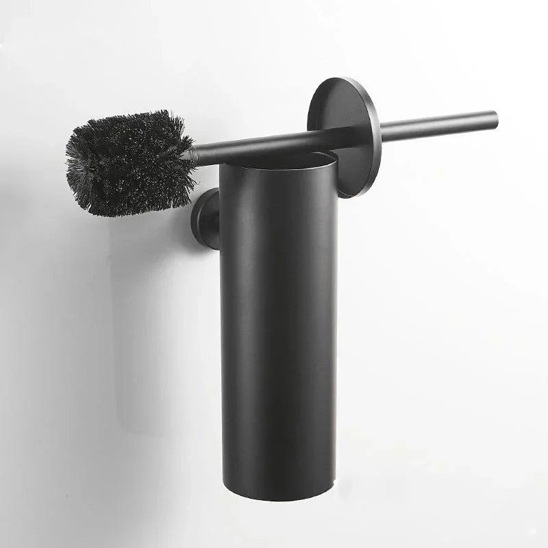 

Toilet Brush with Holder for Bathroom Toilet Bowl Brush Holder Toilet Bowl Cleaner Brush Wall Mounted Toilet Brush Black