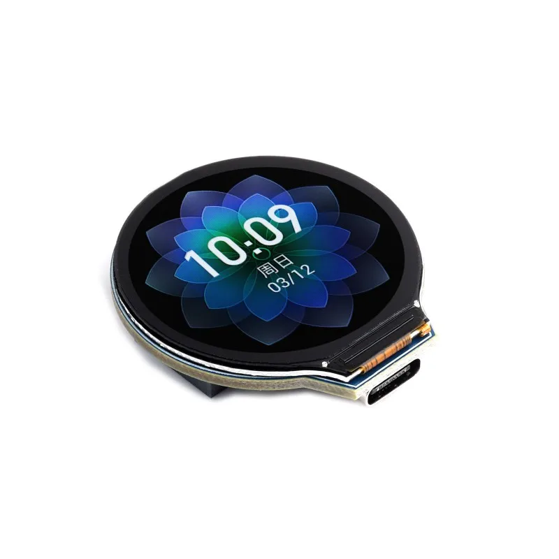 ESP32-S3 1.28 Polegada ips placa de desenvolvimento lcd redonda 240x240 pixel 32 bits lx7 processador dual-core para ESP32-S3