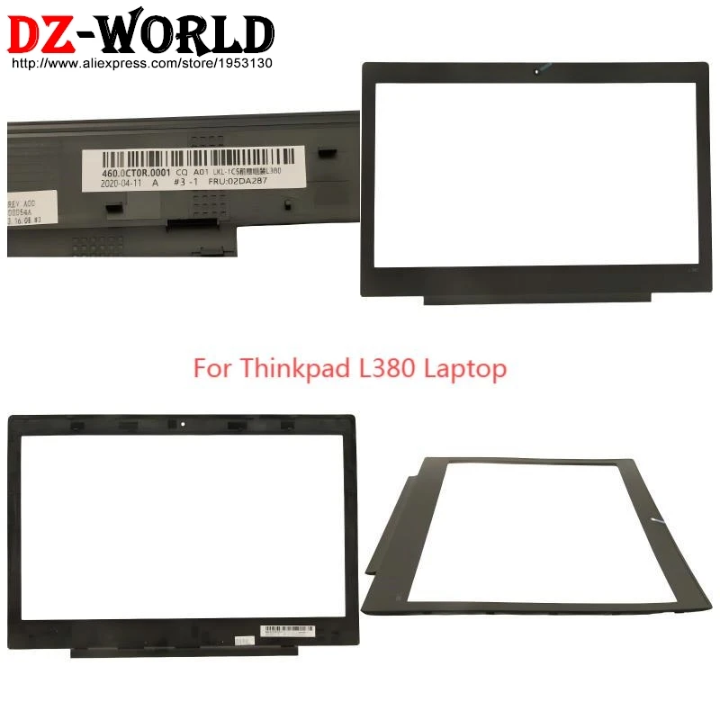 LCD Lünette Abdeckung Bildschirm Frontrahmen Shell Fall Für Lenovo ThinkPad L380 Laptop 02DA287 02DA289