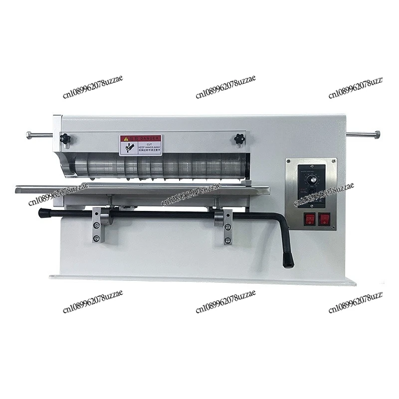 16-Inch Leather Slitting Machine,rubber Felt Hair Opening Single Head Direct Drive Speed Regulation Pedal New Product