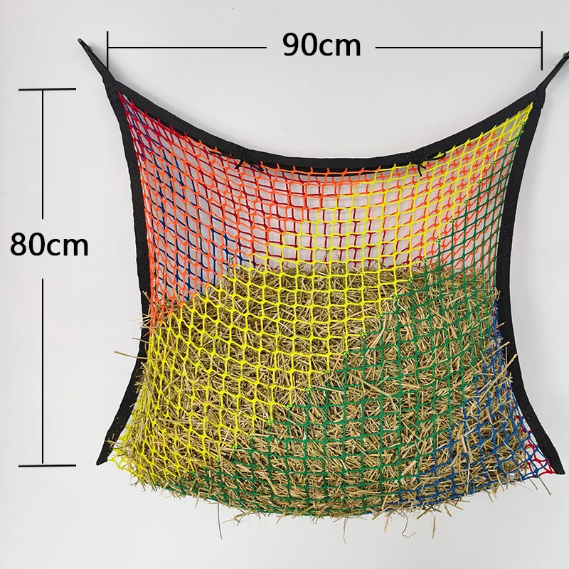 

2025 Slow Feed Hay Net, Hay Bags for Horses with Large Capacity, Horse Feed Bag Easy to Hang,