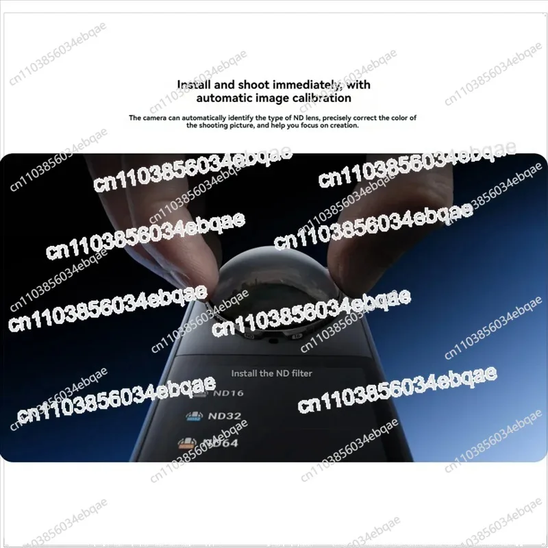 طمس الحركة السينمائي لملحقات Insta 360 X5 مرشحات ND مرشحات الزجاج المقسى #3