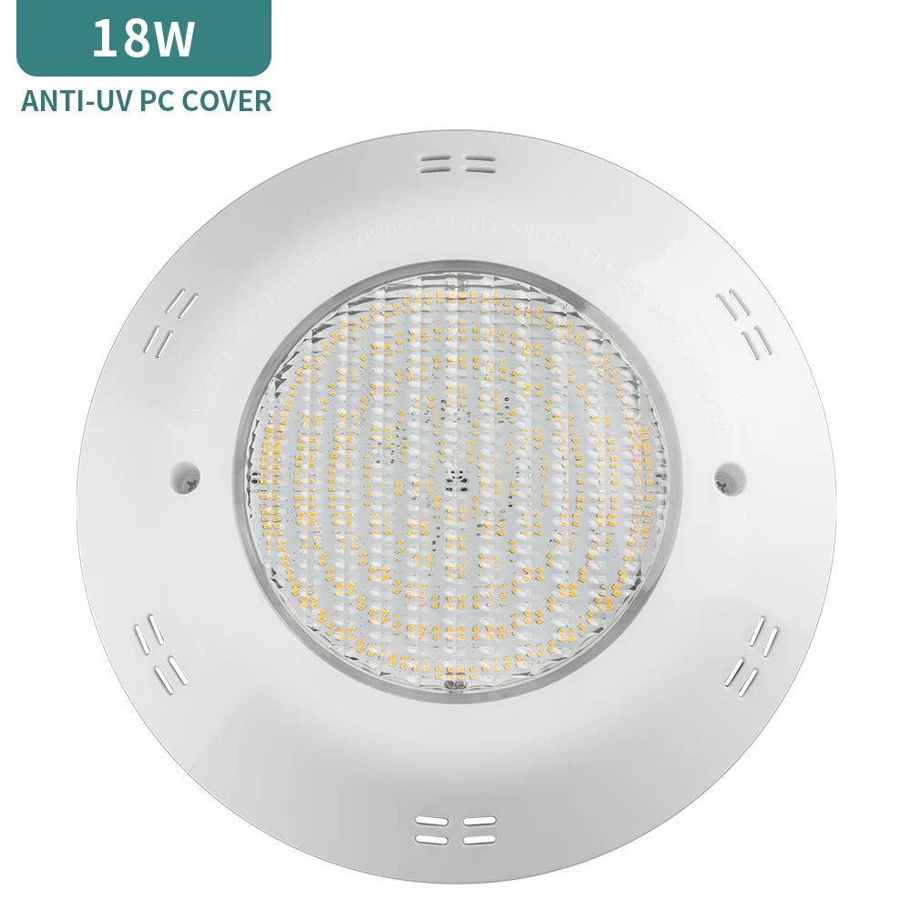 12V 18W PAR56 LED Surface Mounted Underwater Light For Concrete Swimming Pool LED In Ground Pool Light Led Pool Light IP68